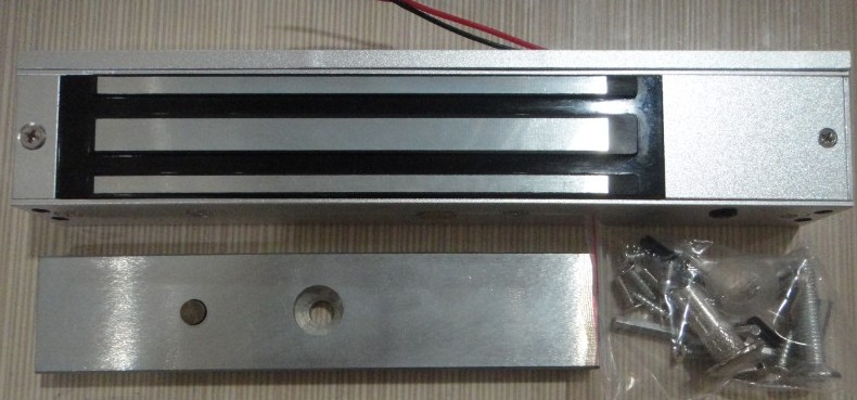   Electric Magnetic Lock With LED Light For Iron And Wooden Door Use